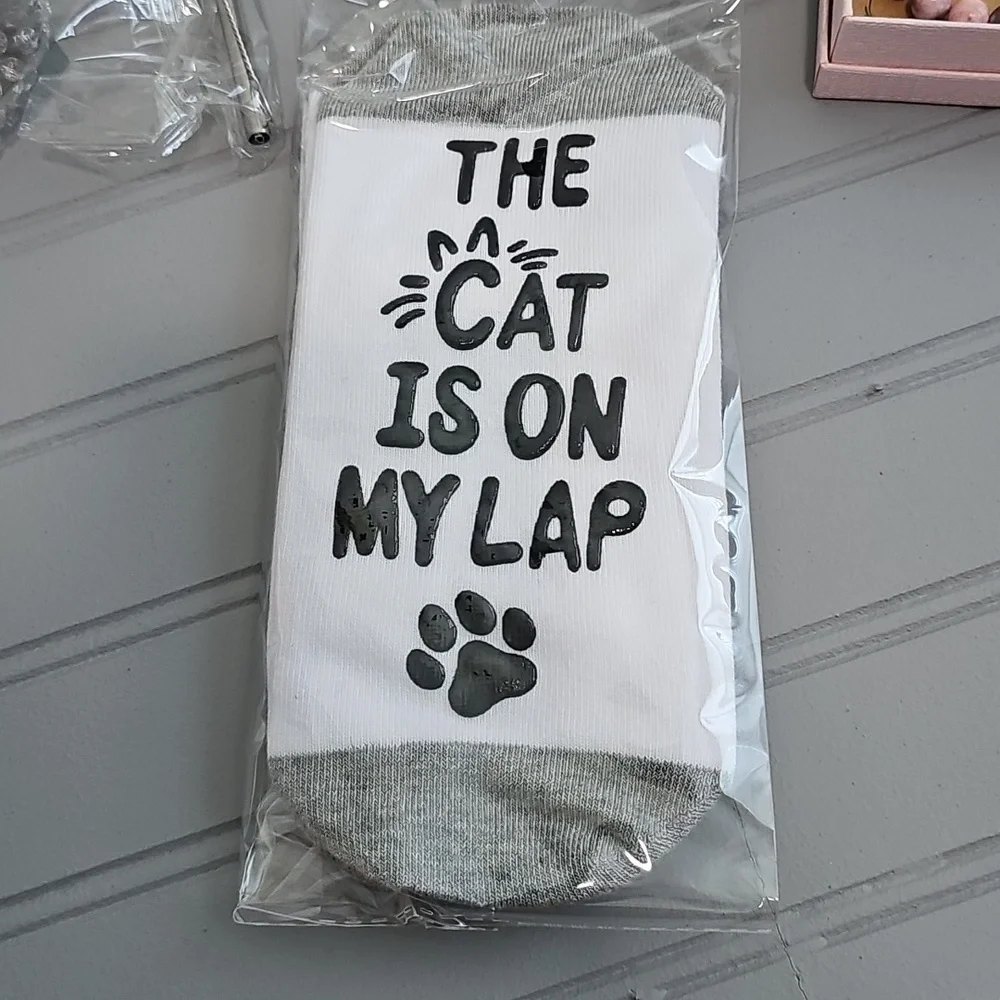 Cat Mom Gift Box, Tumbler, Bracelet Etc
